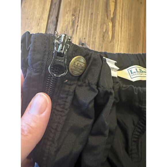 Vintage LL Bean Men’s Nylon Pants Size Medium Side Zip Windbreaker Hike USA - Picture 9 of 14